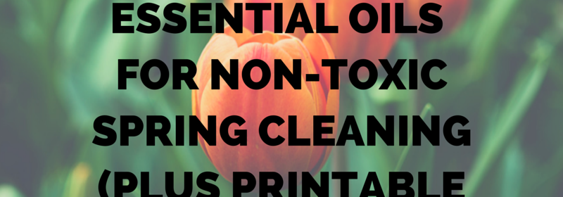 3 Ways to Use Essential Oils for Non-Toxic Spring Cleaning (Plus Printable Checklist!) from Beey