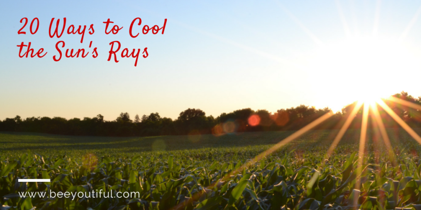 20 Ways to Cool the Sun's Rays from Beeyoutiful.com